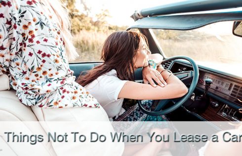 Things Not To Do When You Lease a Car