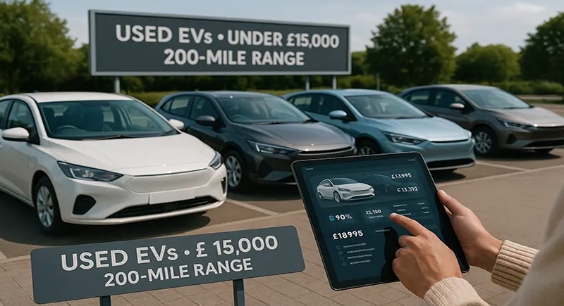Best Used Electric Cars Under £15,000 with a 200-Mile Range