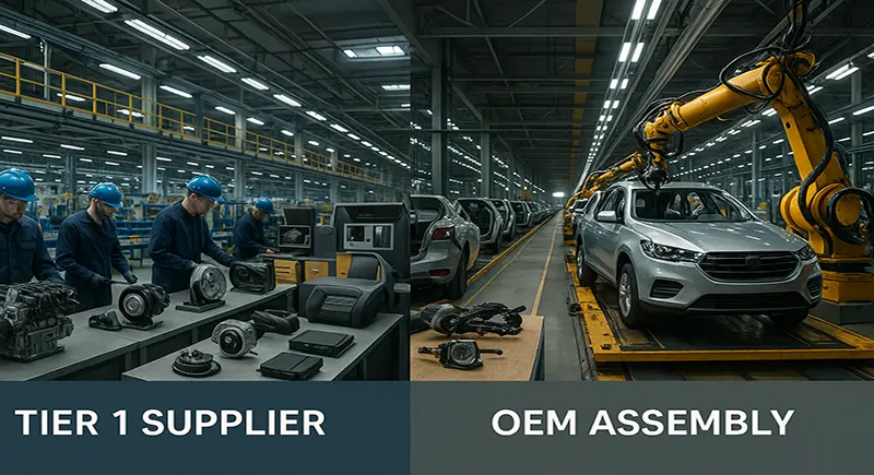 Who Builds Your Car? OEM vs. Tier 1 Supplier Explained Simply for Business Beginners
