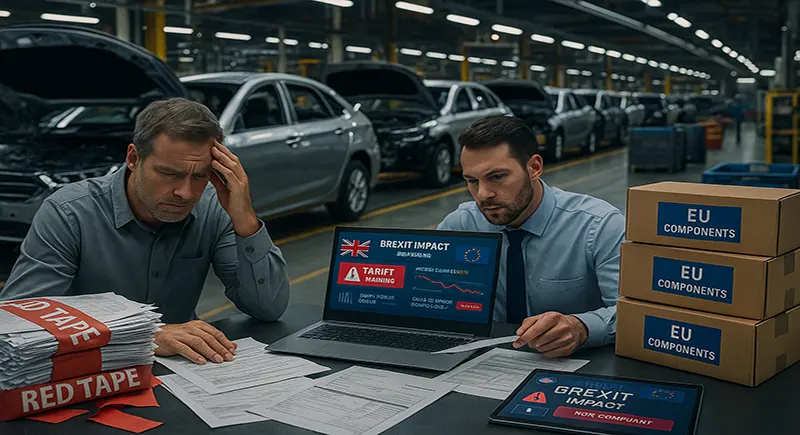 The High Cost of Red Tape: Impact of Brexit on UK Car Manufacturing and Rules of Origin Tariffs