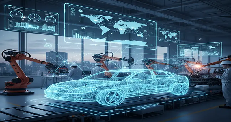 Digital Twin Technology in Automotive Manufacturing for Supply Chain Resilience